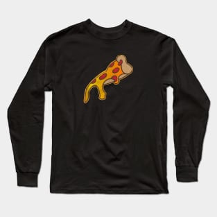 Cheesy Pepperoni Pizza Slice Long Sleeve T-Shirt